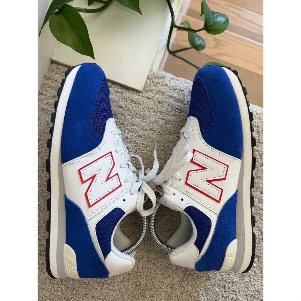 NWOB‎ New Balance 574 GC574RT1 Blue White Red Retro Sneakers Boys 7 EU 40